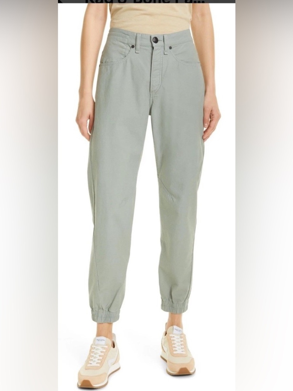rag & bone Light Sage Green Jogger Jeans Sz 31(TXA997)